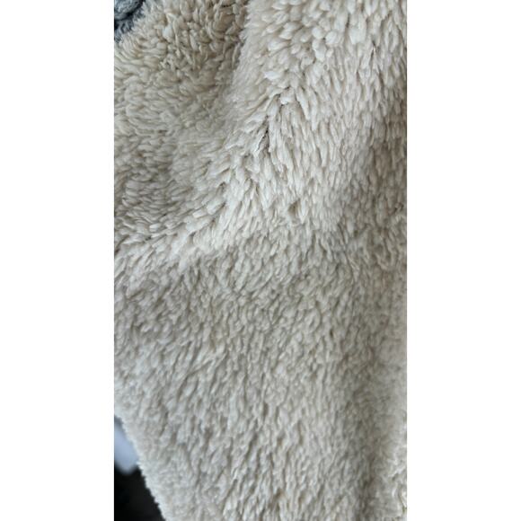 Bickley Mitchell Wool Blend Teddy Sherpa Infinity Scarf Grey New Chunky Knit - Picture 4 of 7